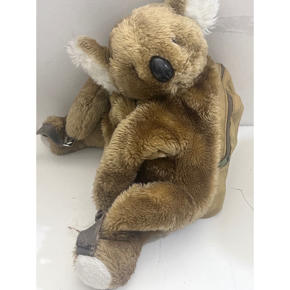 Vintage kids 1980's Hug-a-Pet Koala bear backpack shoulder bag stuffed animal